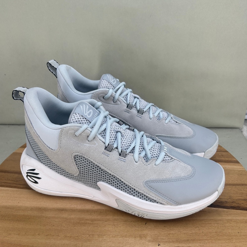 Under Armour Curry 3Z 25 SDE Basketball Shoes Grey White 6000750-014 Mens 12.5